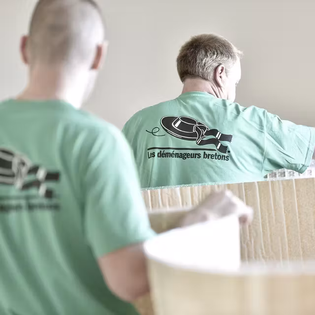 Un déménagement avec des professionnels